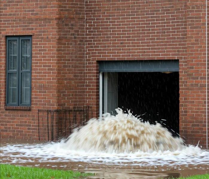 Water Flooding from a Building